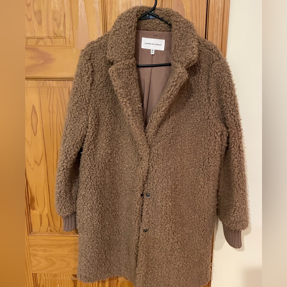 Cupcakes and Cashmere Teddy Coat
